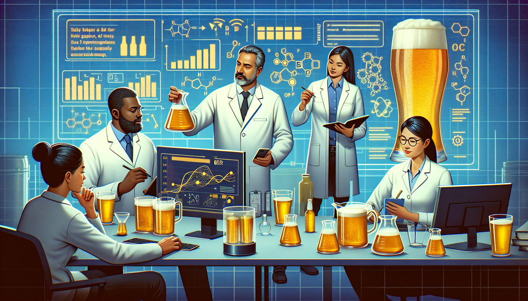 人工智慧協助釀造更佳啤酒的創新研究